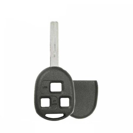 Keyless Factory KeylessFactory: UHShell: RUGGED 3 BUTTON REMOTE KEY SHELL SHORT BLADE FOR LEXUS RHS-LEX-144